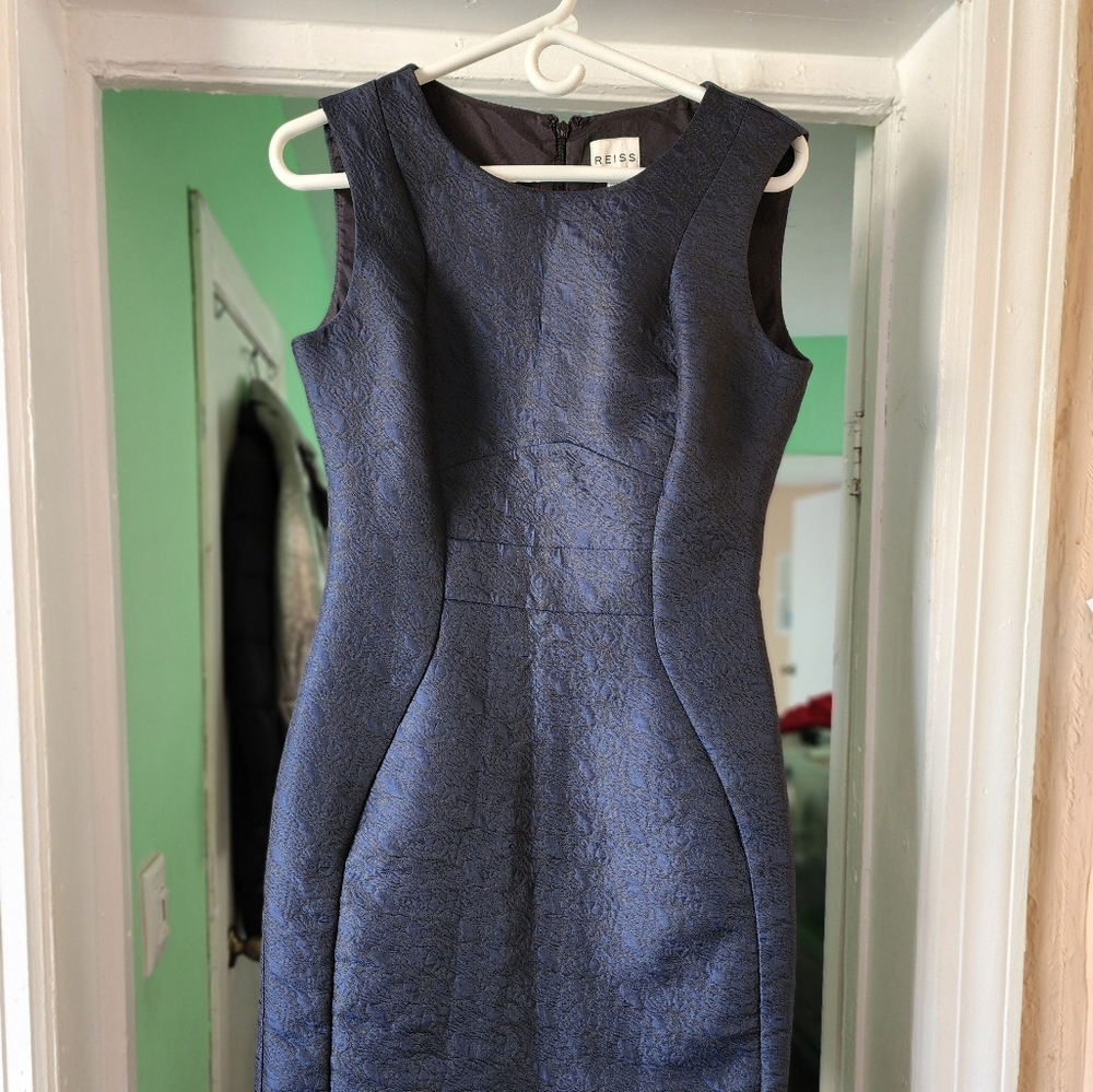 Reiss women's luxury textured fabric dress